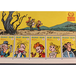 Bpost - 5 zegels tarief 1 - Verzending België- Robbedoes