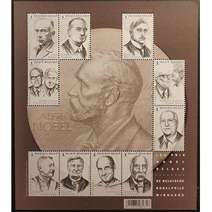 Bpost - 10 zegels tarief 1 - Verzending België - De Belgische Nobelprijs winnaars