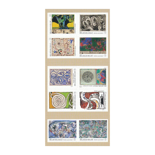 Bpost - Kunst - 10 postzegels tarief 1 - Verzending België - Alechinsky