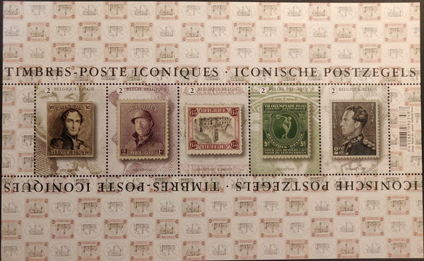 Bpost - 5 zegels tarief 2 - Verzending België - Iconische postzegels