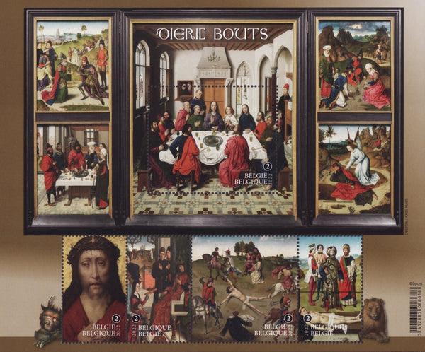 Bpost - 5 postzegels tarief 2 - Verzending België - Oeirie Bouts