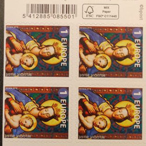 Bpost - 10 zegels - Verzending Europa - Jezus