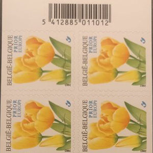 Bpost - 10 postzegels Europa Tarief 1 - gele tulp