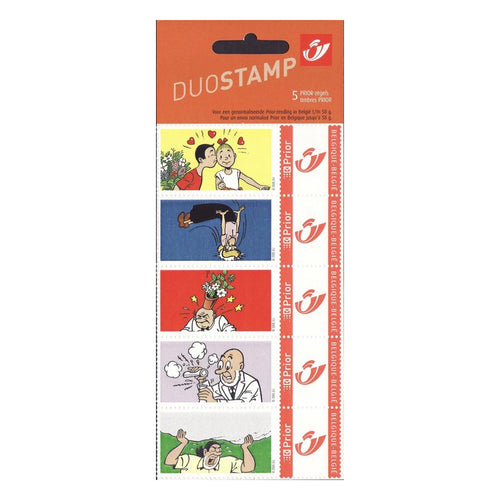 Bpost - 5 postzegels tarief 1 - Verzending België - thema Suske & Wiske
