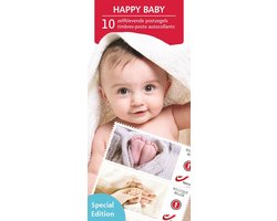 Happy Baby - 10 zelfklevende postzegels - Verzending België