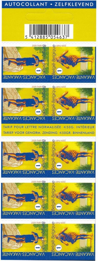 Bpost - Vakantie - 10 postzegels tarief 1 - Verzending België - Vakantiefoto