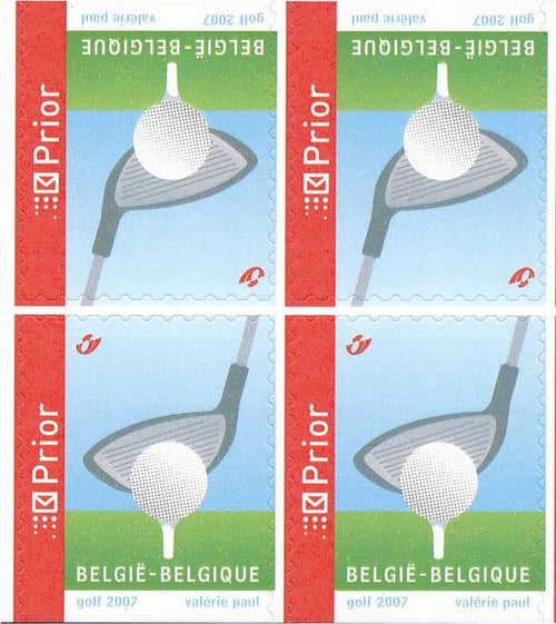 Bpost - Sport - 10 postzegels tarief 1 - Verzending België - Golf