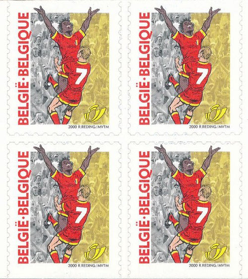 Bpost - Sport - 10 postzegels tarief 1 - Verzending België - Voetbal - Rode Duivels