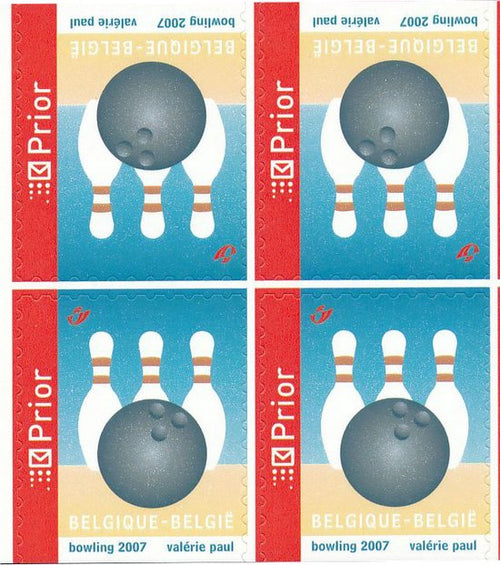 Bpost - Sport - 10 postzegels tarief 1 - Verzending België - Bowling