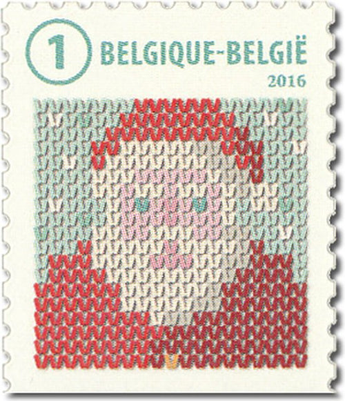 Bpost - Kerst BE - 10 postzegels tarief 1 - Verzending België - Kerstman - kerstzegels