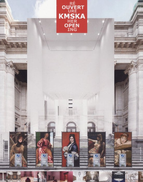 Bpost - 5 postzegels tarief 2 - Verzending België - KMSKA heropening