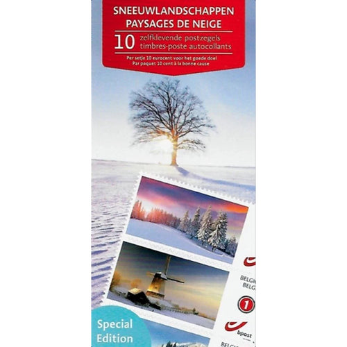 Bpost - 10 postzegels BE1 – Sneeuwlandschappen