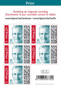 Bpost - Prior België - 5 postzegels - Koning Filip
