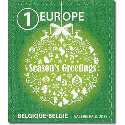 Bpost - Kerst EU - 10 postzegels - tarief 1 EUROPA - Beste Wensen - kerstzegels