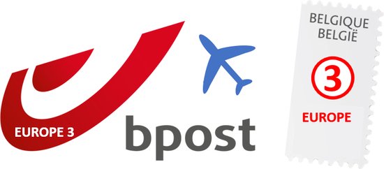 Bpost - 10 zegels - waarde EU3 - verzending Europa