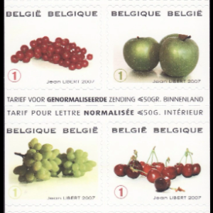 Bpost - Natuur - 10 postzegels - Verzending België - Tarief 1 - Fruit